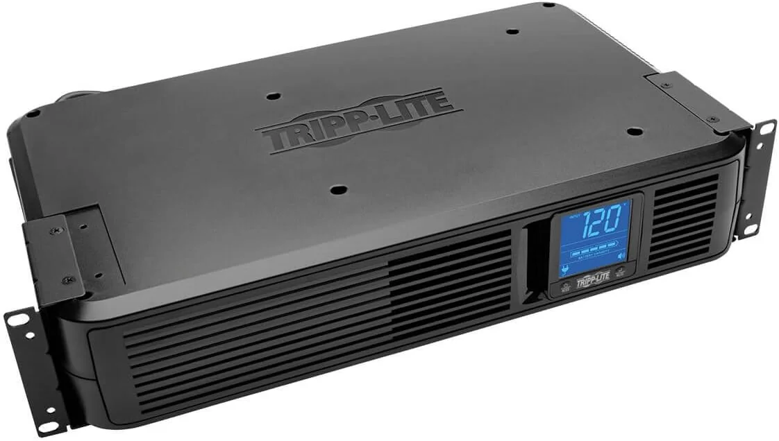 Tripp Lite SMART1500LCDXL وحدة UPS ذكية 1500VA احتياطية، 900 واط للتثبيت على الرف/برج