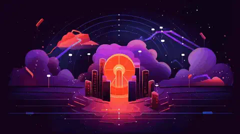 رسم توضيحي يُظهر نفق شبكة يربط خادمًا محليًا بشعار كلاودفلير، يرمز إلى حركة مرور الشبكة الآمنة والمبسطة.